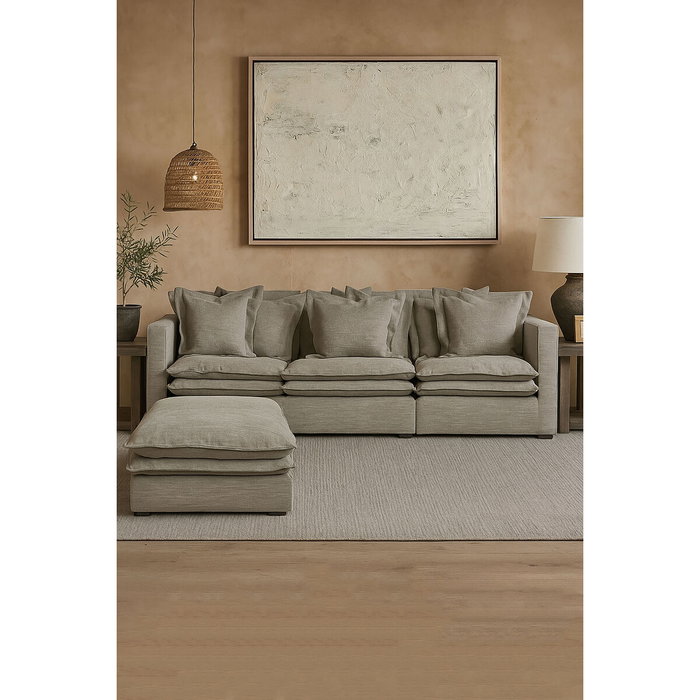 Home ESPRIT Module de canapé Vert Sable