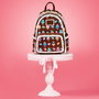 LOUNGEFLY Sac à dos Princess Cakes Disney - Sac à dos Loungefly 26 cm - Dimensions 22.5 x 26.25 x 11.25 cm