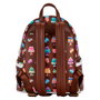 LOUNGEFLY Sac à dos Princess Cakes Disney - Sac à dos Loungefly 26 cm - Dimensions 22.5 x 26.25 x 11.25 cm