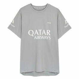 T-shirt à manches courtes homme Nox Sponsorts AT10 Gris Gris clair 42