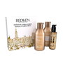 Redken Coffret All Soft - Shampooing Après-Shampooing et Huile Capillaire à l'Argan - Soin Hydratant 3 Pièces pour Cheveux Secs et Fragiles - 300 ml + 300 ml + 100 ml