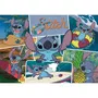 Clementoni - Puzzle Stitch Super 300 Pièces - Dessins Animés - Pour Enfants à partir de 3 Ans - 48,5 x 33,5 cm