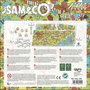 Cayro - Jeu de société Sam & Co en bois, aidez Sam et ses amis à retrouver les objets perdus du village, pour 2 joueurs, à partir de 4 ans