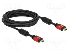 DELOCK Câble HDMI 4K UHD 2160p, 5m, Noir