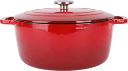 Cosy & Trendy Cocotte Fontestic en fonte émaillée - Ø28 cm - Rouge
