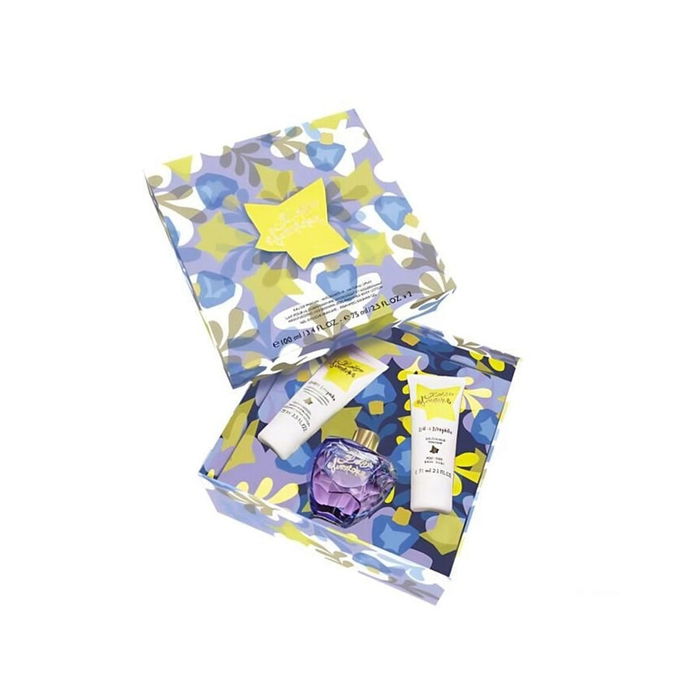 Lolita Lempicka - Coffret Mon Premier Parfum - Eau de Parfum Femme 100 ml + Gel Douche Hydratant 75 ml + Lait pour le Corps Hydratant 75 ml