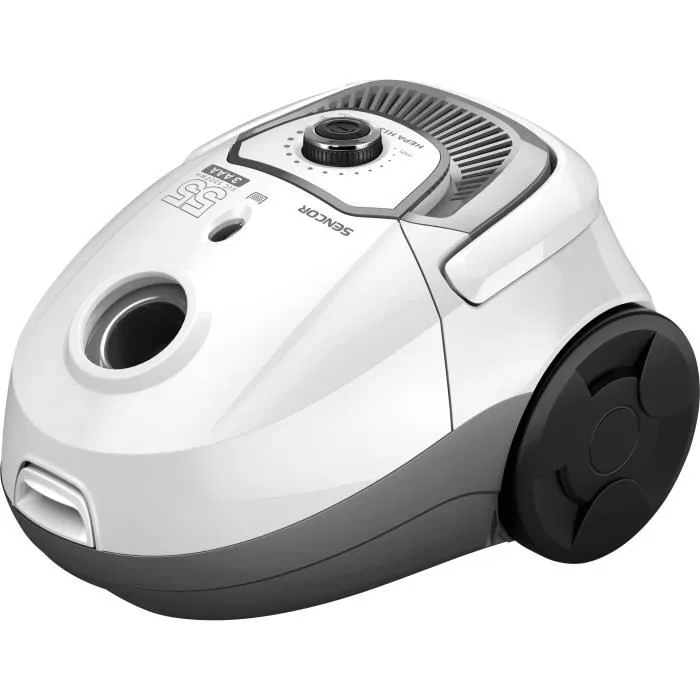Sencor SVC 5500WH Aspirateur traîneau avec sac, Blanc Sencor SVC 5500WH Aspirateur traîneau avec sac, Blanc