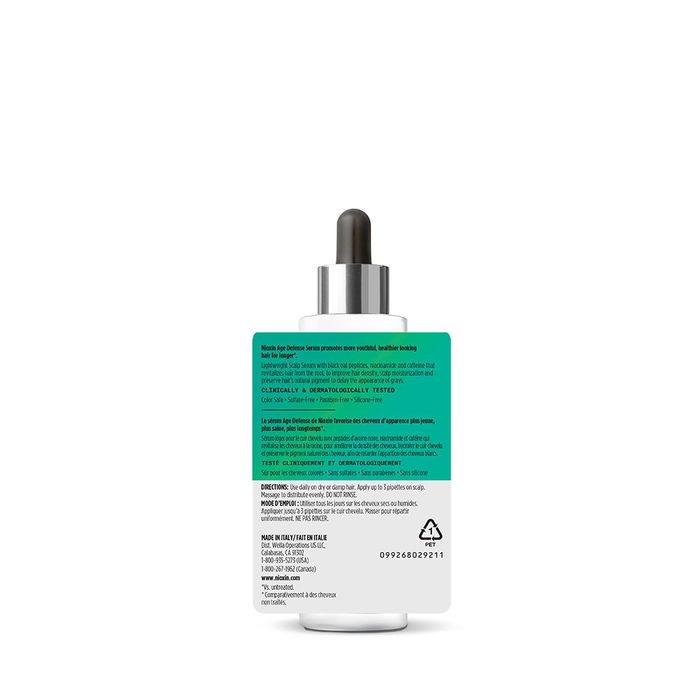 Nioxin Sérum Anti-Âge Sans Rinçage AGE DEFENSE aux Peptides 70 ml