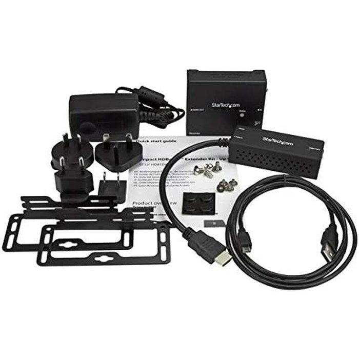 Adaptateur HDMI Startech ST121HDBTDK Noir Adaptateur HDMI Startech ST121HDBTDK Noir