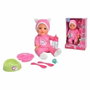 Smoby New Baby Born 30cm - Poupée Fille en Pyjama Chat
