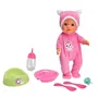 Simba - New Baby Born 30cm - Poupée Fille en Pyjama Chat - Accessoires Inclus - Dès 3 Ans