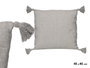 GIFTDECOR Coussin Ever Rayas Gris 45x45cm