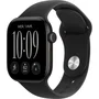 Apple Watch Series 12 GPS - 42mm - Boîtier Aluminium Noir - Bracelet Sport Noir S/M