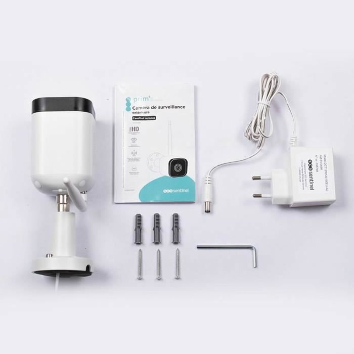 SCS SENTINEL CamFirst OutDoor - Caméra de surveillance extérieure Blanc SCS SENTINEL CamFirst OutDoor - Caméra de surveillance extérieure Blanc