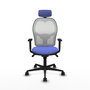 Piqueras y Crespo Chaise de Bureau Jorquera 1D036N2 Bleu clair