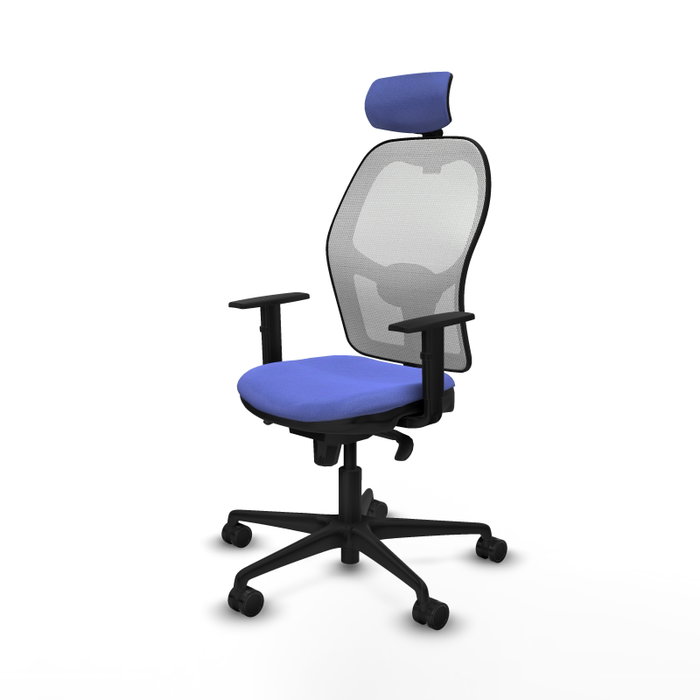 Piqueras y Crespo Chaise de Bureau Jorquera 1D036N2 Bleu clair