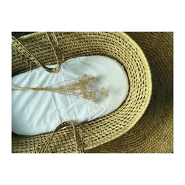 Candide 232003 Alèse d'éveil en éponge imperméable 40x80 cm - Blanc - Pour berceau, en coton et polyester, confortable et absorbante