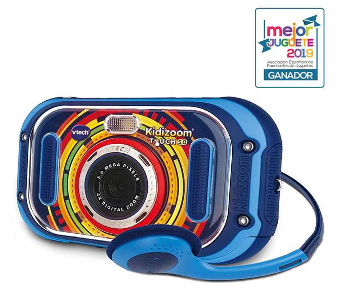 VTech Kidizoom Touch Appareil Photo Numérique pour Enfants - 5 Mégapixels - Écran Tactile de 3,5" - 10 Fonctions