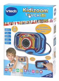 VTech Kidizoom Touch Appareil Photo Numérique pour Enfants - 5 Mégapixels - Écran Tactile de 3,5" - 10 Fonctions