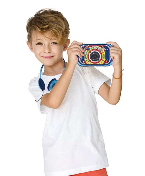 VTech Kidizoom Touch Appareil Photo Numérique pour Enfants - 5 Mégapixels - Écran Tactile de 3,5" - 10 Fonctions