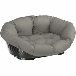 Ferplast Panier corbeille coussin gris - Taille M - 64 x 48 x 25 cm