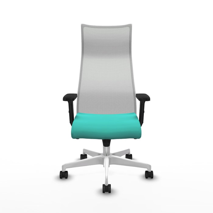Piqueras y Crespo Chaise de Bureau Albacete Turquoise et Blanc Piqueras y Crespo Chaise de Bureau Albacete Turquoise et Blanc