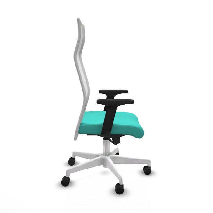 Piqueras y Crespo Chaise de Bureau Albacete Turquoise et Blanc Piqueras y Crespo Chaise de Bureau Albacete Turquoise et Blanc