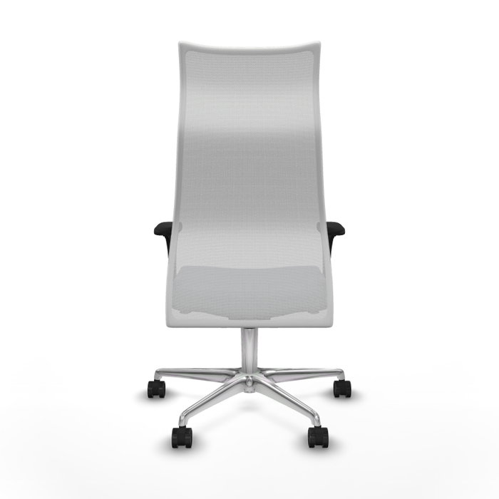 Piqueras y Crespo Chaise de Bureau Albacete XL Gris et Blanc