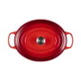 Le Creuset Signature Plat à Rôtir Ovale 35cm Rouge Cerise 8,9L Fonte Émaillée