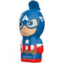 Air-Val Gel et Shampooing 2 en 1 Capitaine America - Gel douche et shampooing pour le bain, thème super-héros Marvel, pour enfants et fans