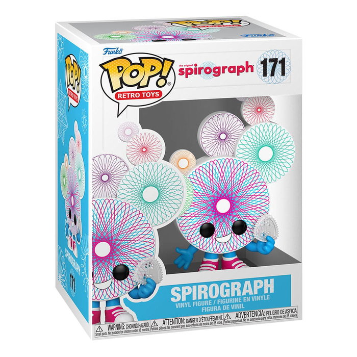 Funko Spirograph POP! Games Assortiment de 6 Figurines Vinyle avec Chase