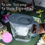 Brita - Carafe filtrante Essential MAXTRA Pro, bleu minéral - 2.4L avec filtre Pure Performance - Filtre 150L, indicateur Smart Light - Passe au lave-vaisselle