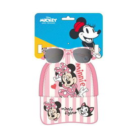 Cerdá Gorra et lunettes de soleil Minnie - Taille 53 cm - Pour enfant dès 3 ans - Rose