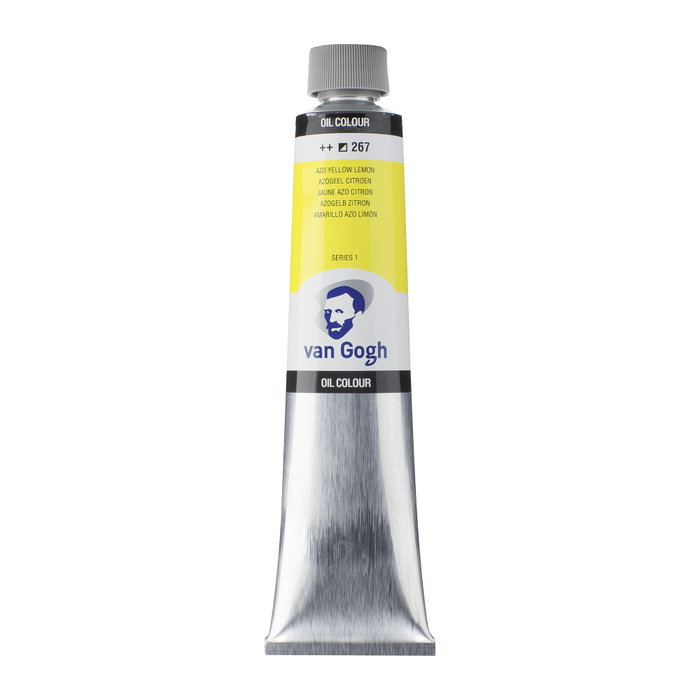 Van Gogh Peinture à l'huile Jaune Azo Citron (Primaire) 267, 200 ml Van Gogh Peinture à l'huile Jaune Azo Citron (Primaire) 267, 200 ml