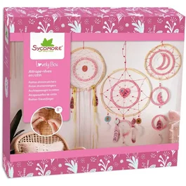 Sycomore Lovely Box - Kit de création de 3 attrape-rêves géants en rotin