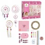 Sycomore Lovely Box SYCOMORE - Attrape-rêves géants en rotin à créer soi-même - Kit d'activité créative avec fils, perles et plumes - Dès 8 ans