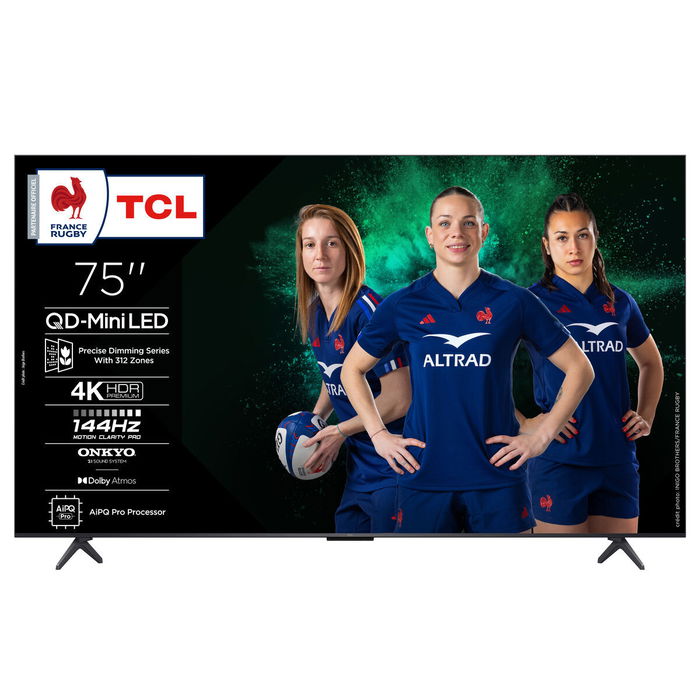 TV intelligente TCL 75C6K 75" 4K Ultra HD HDR QLED QD Mini LED