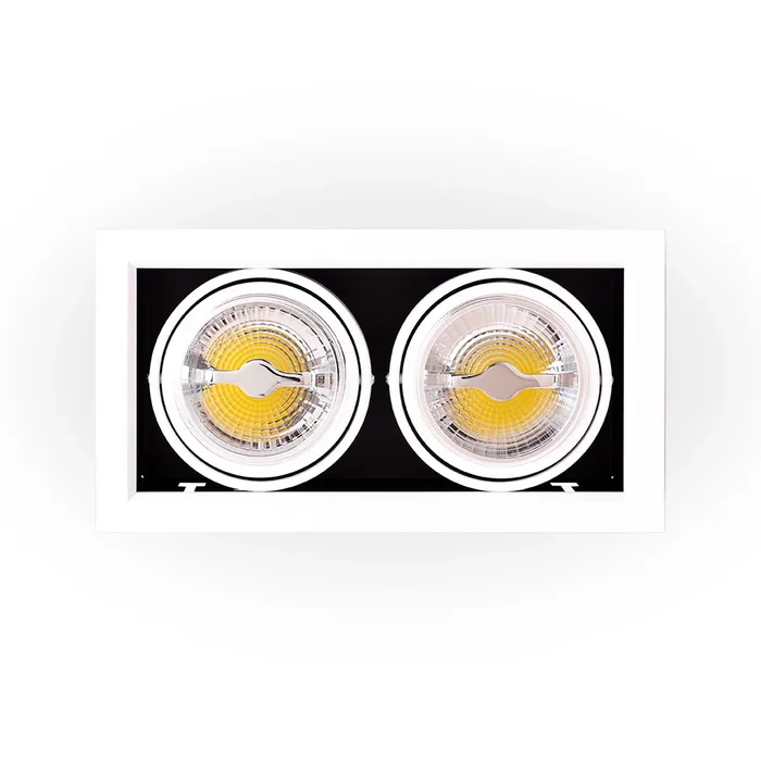 Downlight LED Cardan 24W 2246Lm 2700K CRI>90 40.000H [JW-CAR-LED-2x12W-WW]