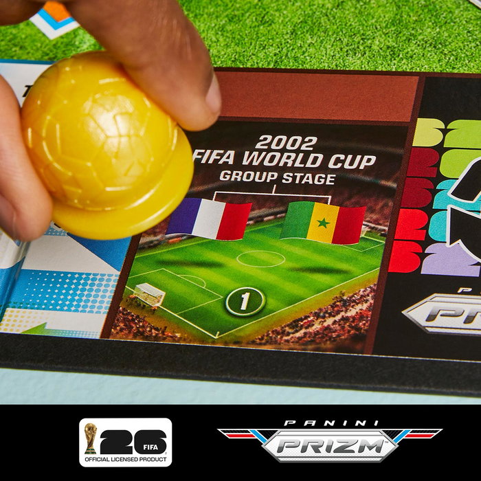 Monopoly - Jeu de société Édition FIFA 2026 avec cartes Panini Prizm collectionnables (Messi, Mbappé), en portugais/espagnol, pour 8 ans et plus