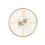 Horloge Murale Home ESPRIT Blanc Doré Métal Verre Urbaine 80 x 8 x 80 cm