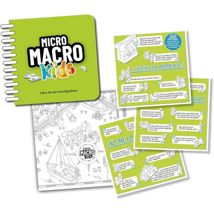 SD GAMES Que Locura de Parque - Jeu de société d'enquête coopératif en espagnol, logique et déduction, à partir de 6 ans, 1 à 4 joueurs