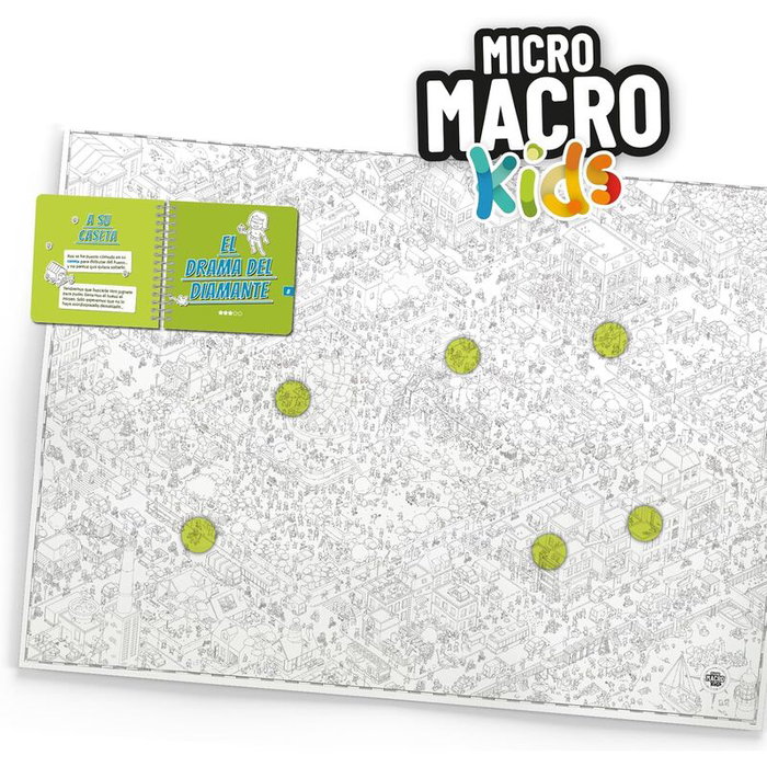 SD GAMES Que Locura de Parque - Jeu de société d'enquête coopératif en espagnol, logique et déduction, à partir de 6 ans, 1 à 4 joueurs