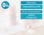 KioKids - Dosificateur pour lait en poudre en tour de 4 compartiments (340 mL, 85 mL chacun), avec entonnoir, pratique et transportable - Rosa et Gris, pour bébé dès 0 mois