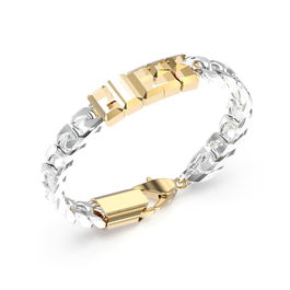 Bracelet Homme Guess JUXB03205JWYGSTS Métal Argenté Doré