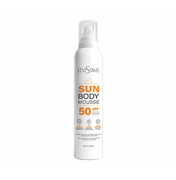 Levissime Sun Body Mousse SPF50 200ml Levissime Sun Body Mousse SPF50 200ml