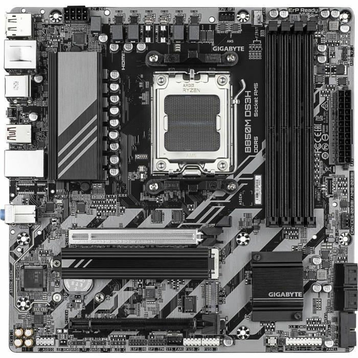 Gigabyte B850M DS3H Carte Mère MicroATX AMD AM5 DDR5 Gigabyte B850M DS3H Carte Mère MicroATX AMD AM5 DDR5