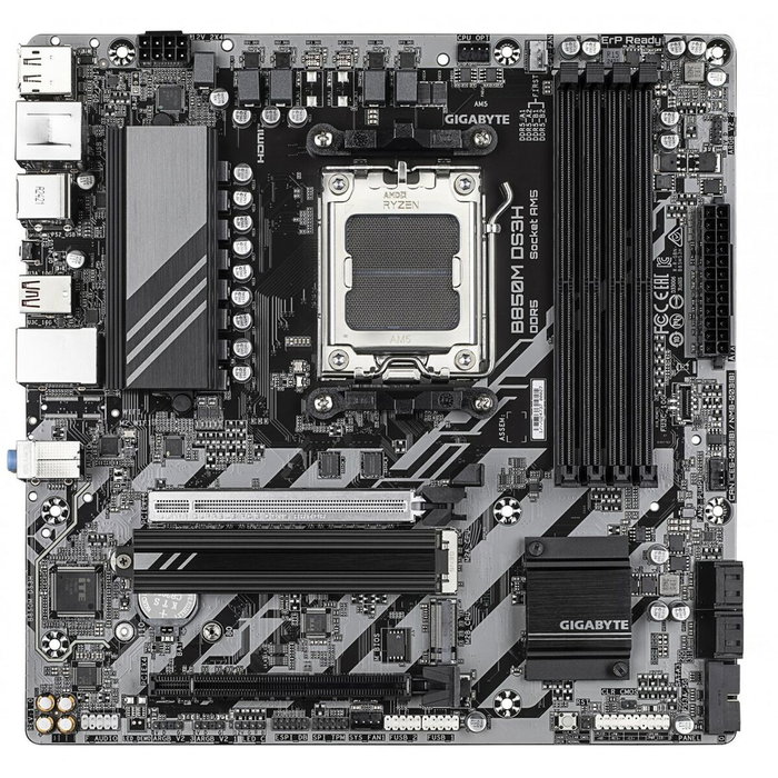 Gigabyte B850M DS3H Carte Mère MicroATX AMD AM5 DDR5 Gigabyte B850M DS3H Carte Mère MicroATX AMD AM5 DDR5