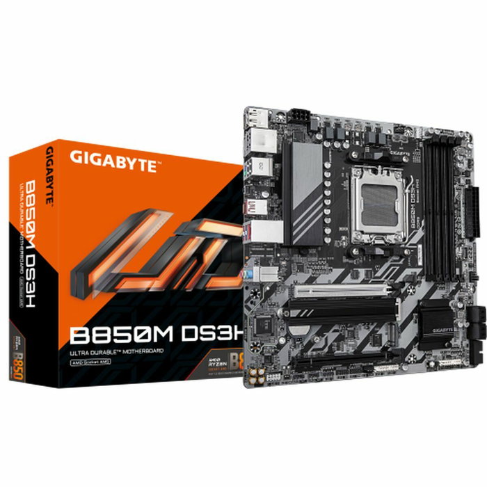 Gigabyte B850M DS3H Carte Mère MicroATX AMD AM5 DDR5 Gigabyte B850M DS3H Carte Mère MicroATX AMD AM5 DDR5