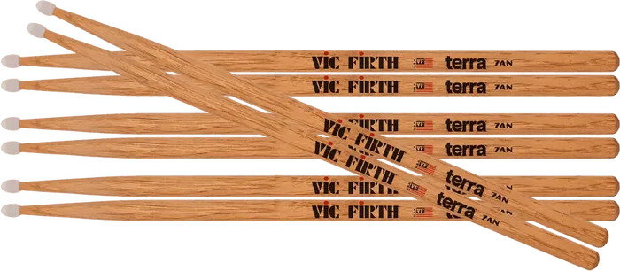 VICFIRTH Baguettes American Classic® Terra 7AN Nylon (Pack 4) VICFIRTH Baguettes American Classic® Terra 7AN Nylon (Pack 4)