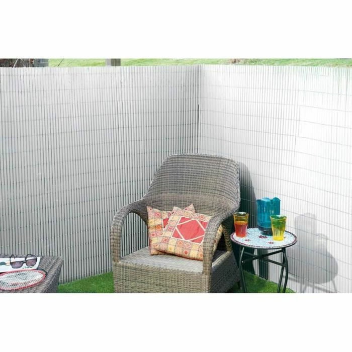 Nature Canisse PVC double face Blanc 1 x 3 m Nature Canisse PVC double face Blanc 1 x 3 m